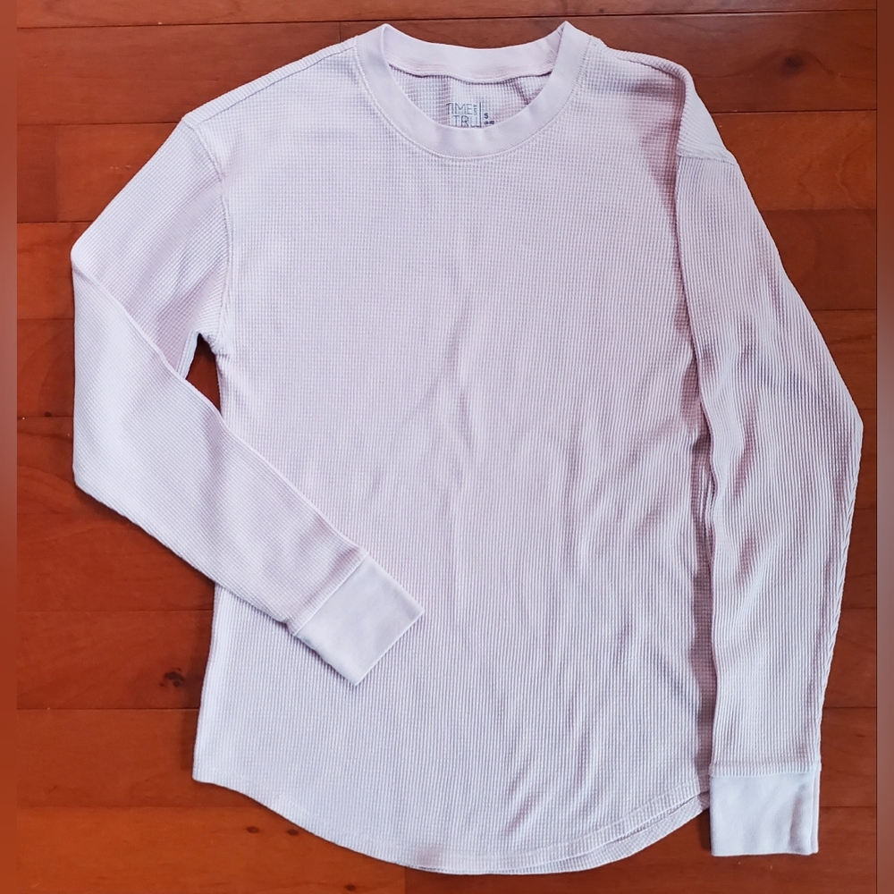 Pink Long Sleeve Thermal Top Size S
